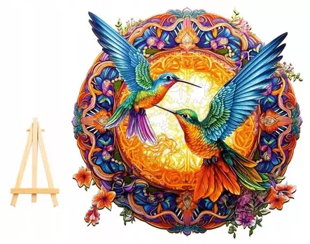 Деревянный Пазл Для Взрослых Большой 300 Деталей Мандала Деревянная Коробка Pasjo24