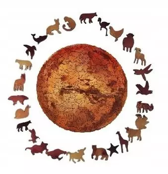 Деревянный пазл для взрослых Марс xxl Pasjo24