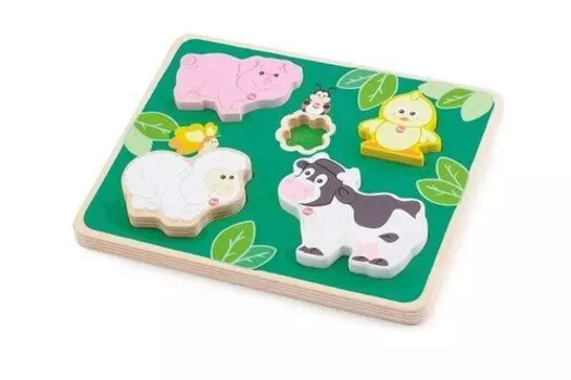 Деревянный пазл Ферма Trudi