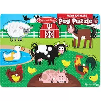 Деревянный пазл Melissa&Doug Farm