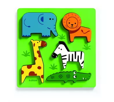 Деревянный пазл Некрокодил DJ01023 Djeco