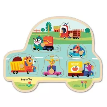 Деревянный пазл, пазл, фигуры из спичек, Cass Film