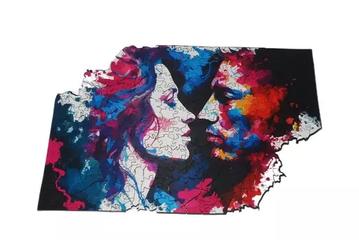 Деревянный пазл Premium Eco Lovers Jigsaw 170 деталей. Размер А4 Drewyan