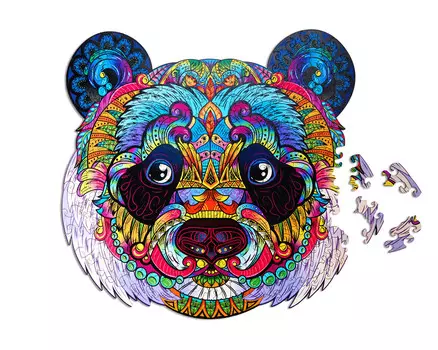 Деревянный пазл Сказочная Панда Brushme