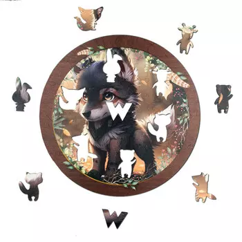 Деревянный пазл Wilczek 40 деталей XL Wood You Do