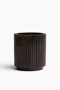 Деревянный поднос для столовых приборов H&M, коричневый