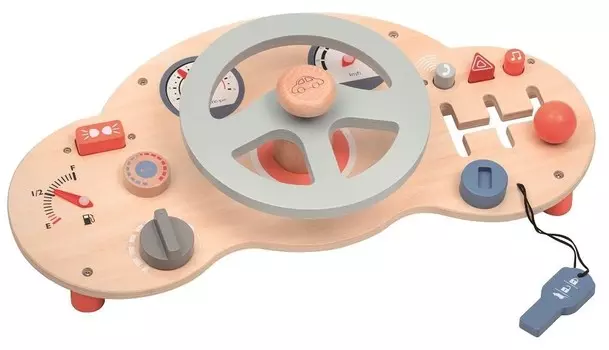 Деревянный руль для детей Lelin