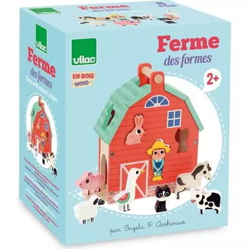 Деревянный сортировщик Farma, Vilac