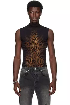 Деревянный водолазка Jean Paul Gaultier, мультиколор