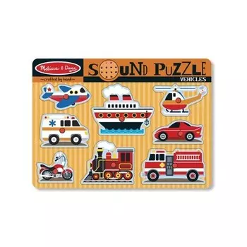 Деревянный звуковой пазл Melissa&Doug
