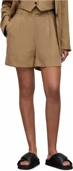 Дери Лин Шорты AllSaints, цвет Light Khaki Brown