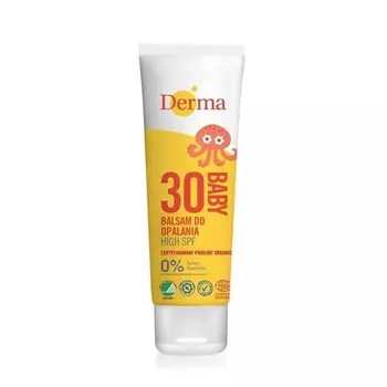Derma, Eco Baby, лосьон для загара, SPF 30, 75 мл