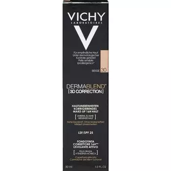 DERMABLEND 3D макияж 30 бежевый VICHY, 30 ml