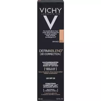 ДЕРМАБЛЕНД 3D макияж 55 бронза VICHY, 30 ml