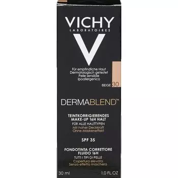 DERMABLEND корректирующий цвет лица макияж 30 бежевый VICHY, 30 ml