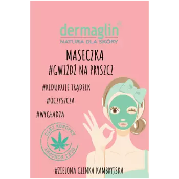 Dermaglin Gwid na Pryszcz антибактериальная маска для лица, 20 г