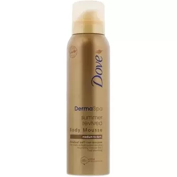 DermaSpa Мусс для тела для загара Средний-Темный 150мл Dove
