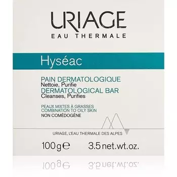 Дерматологический батончик Hyseac 100 г, Uriage