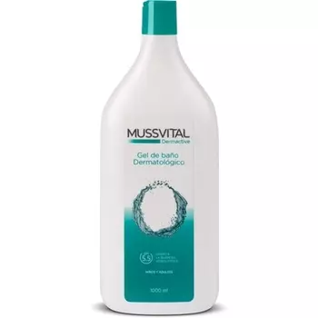 Дерматологический гель для душа Dermactive 1000 мл pH 5,5 для чувствительной кожи Ежедневная гигиена Mussvital