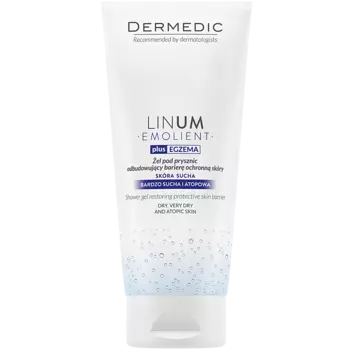 Dermedic Linum Emolient гель для душа, восстанавливающий защитный барьер кожи, 200 мл