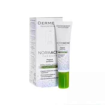 Dermedic, Normacne Therapy, точечный препарат для кожи с акне, 15 г