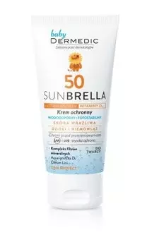 Dermedic, Sunbrella, защитный крем для детей и младенцев, SPF 50, 50 г