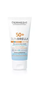 Dermedic, Sunbrella, защитный крем для лица для кожи с сосудистыми проблемами, 50 г