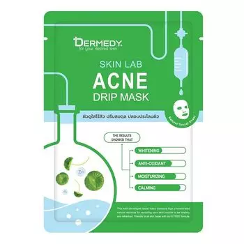 Dermedy Skin Lab Acne Drip Mask 1’S , Green