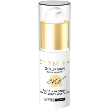 Dermika Gold 24k омолаживающий крем для глаз, 15 мл
