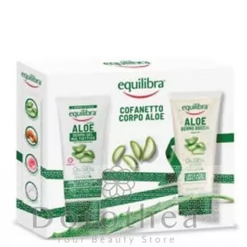 Дермогель для тела и набор для душа с алоэ, Equilibra