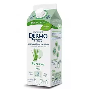 Dermomed, Сменный блок жидкого мыла, Алоэ, 900 мл