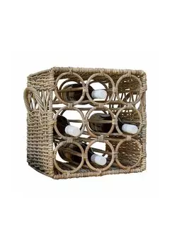 Держатель для бутылок Allegretta коричневый Loberon, коричневый