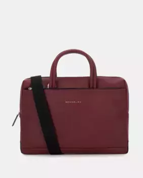 Держатель для документов унисекс из бычьей кожи бордового цвета Scharlau, цвет Burdeos