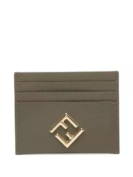 Держатель для карт FENDI FF-plaque, зеленый