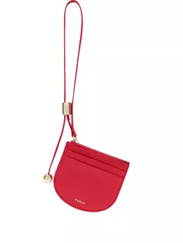 Держатель для карт Furla Laura изогнутый, маленький, красный