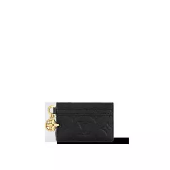 Держатель для карт LV Charms Louis Vuitton, черный