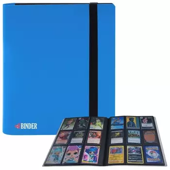 Держатель для карт Mtg Tcg Football Nba, альбом, 9 карманов, синий, 360 карт Inna marka