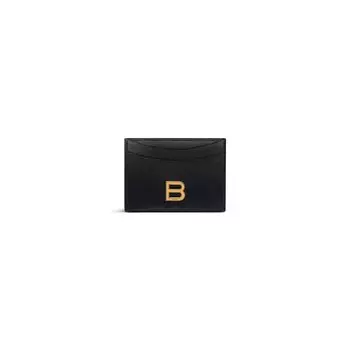 Держатель для карт «Песочные часы» BALENCIAGA, черный