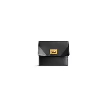 Держатель для карт Rodeo с клапаном BALENCIAGA, черный