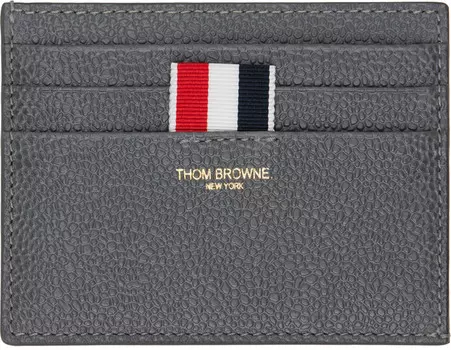Держатель для карт с аппликацией «Серый краб» Thom Browne