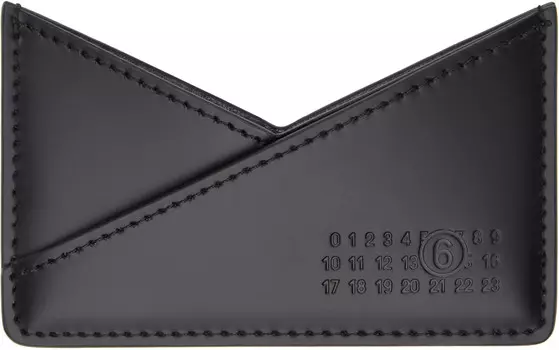 Держатель для карт Triangle 6 MM6 Maison Margiela, черный