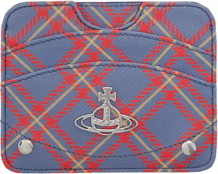 Держатель для карт в виде полумесяца синего и оранжевого цвета Vivienne Westwood