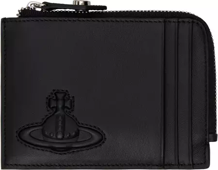 Держатель для карточек на молнии Vivienne Westwood, черный