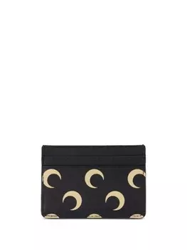 Держатель для карточек с принтом «Луна» Marine Serre, черный