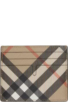 Держатель для карточек Sandon бежевого цвета MS Tall Burberry