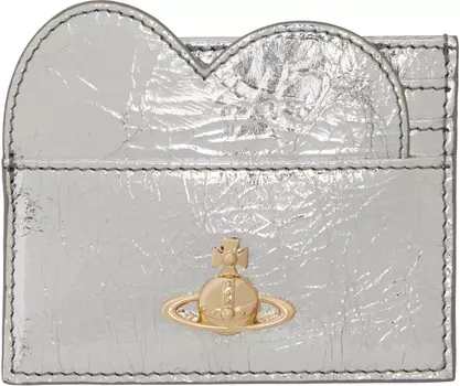 Держатель для карточек в форме сердца Vivienne Westwood, Silver