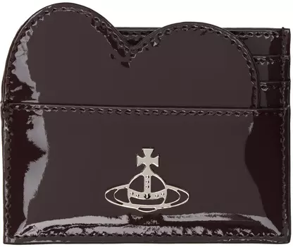 Держатель для карточек в форме сердца Vivienne Westwood, коричневый