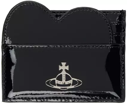 Держатель для карточек в форме сердца Vivienne Westwood, черный