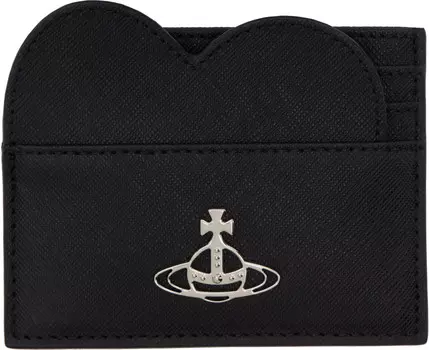 Держатель для карточек в форме сердца Vivienne Westwood, черный