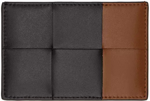 Держатель для кредитных карт Brown & Tan Cassette Bottega Veneta